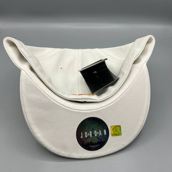 Air‎ Jordan Hat Men 7 7/8 White AF1 Jumpman Fitted Cap New - Picture 4 of 8